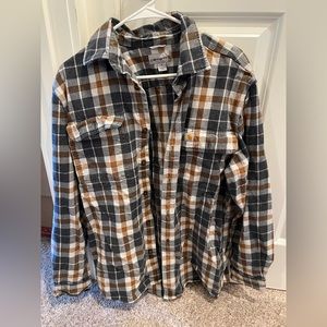 Men’s carhartt button down flannel